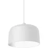 Image de LUCEPLAN lampe à suspension ZILE LARGE (Blanc Opaque - Acier et PLA)