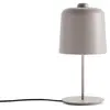 Image de LUCEPLAN lampe de table ZILE SMALL (Gris tourterelle opaque - Acier et PLA)