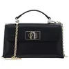 Image de FURLA Sac à main noir en cuir pour femme - 1927 Mini Crossbody Top Nero 296392
