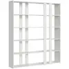 Image de Bibliothèque Moderne En Bois Sanka-blanc-largeur 178 Cm