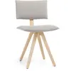 Image de MAGIS set de 2 chaises TRAVE (Fidivi Torino 9111 - Tissu Cat.1 et frêne naturel)