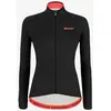 Image de Maillot noir rose à manches longues Santini Color femme - Coupe classique - XL