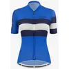 Image de Maillot Santini Ecosleek Bengal manche courte bleu électrique blanc femme - Coupe Sleek - XXL