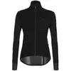 Image de Veste fine imperméable Santini Guard Nimbus noir argenté à pois femme- Coupe Sleek - XL
