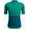 Image de Maillot Santini Colore Riga manche courte vert eau bleu - Coupe Classic - S
