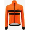 Image de Veste Santini Colore Hall Coupe Classic orange fluo noir - XS