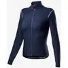 Image de T-shirt Castelli Tutto Nano RoS Rosso Corsa manche longue bleu foncé femme - M