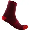 Image de Chaussettes Castelli Superleggera 12 rouge foncé - S-M