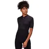 Image de Maillot Castelli Promessa Jacquard - Rouge Manches Courtes Noir M Femme