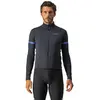 Image de Maillot Castelli Fondo 2 manche longue noir clair bleu réfléchissant - XXL