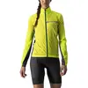 Image de Veste fine coupe-vent Castelli Squadra Stretch jaune fluo gris foncé femme - M