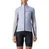 Image de Veste fine coupe-vent Castelli Squadra Stretch argenté gris foncé femme - M