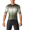 Image de Maillot Castelli Aero Race 6.0 Rosso Corsa manche courte vert gris argenté - XXL