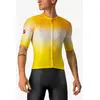 Image de Maillot Castelli Aero Race 6.0 Rosso Corsa manche courte jaune gris clair - XXL