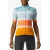 Image de Maillot Castelli Dolce manche courte bleu céleste orange femme - XL
