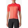 Image de Maillot Castelli Velocissima manche courte rouge corail rose femme - L