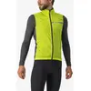 Image de Gilet coupe-vent Castelli Squadra Stretch vert lime électrique gris - M