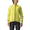 Image de Veste fine imperméable Castelli Emergency 2 jaune brillant femme - S
