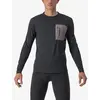 Image de Maillot Castelli Unlimited Merino manche longue noir clair gris - M