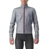 Image de Veste fine imperméable Castelli Tempesta Rosso Corsa GORE-TEX gris - M