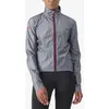 Image de Veste fine imperméable Castelli Tempesta Rosso Corsa GORE-TEX gris femme - S