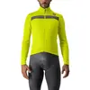 Image de Maillot Castelli Puro 3 manche longue vert lime argent réfléchissant - S