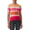 Image de Maillot Castelli Dolce manche courte rouge hibiscus orange femme - S