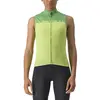 Image de Maillot Castelli Velocissima sans manches vert lime brillant femme - XS