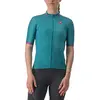 Image de Maillot Castelli Pezzi manche courte vert turquoise femme - L