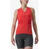 Image de Maillot Castelli Anima 4 sans manches rouge hibiscus femme - S