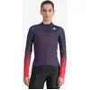 Image de Maillot Sportful BodyFit Pro manche longue lilas rouge pamplemousse femme - S