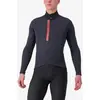 Image de Maillot Castelli Entrata Thermal manche longue noir clair rouge - M