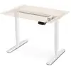Image de Frankystar - stand up desk bureau électrique avec technologie à double moteur, avec réglage numérique. Bureau mobile pour les ordinateurs portables permettant de travailler debout. Blanc
