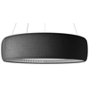 Image de LUCEPLAN lampe à suspension SILENZIO (Ø150 cm Gris Foncé - Tissu Kvadrait Remix 2)