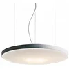 Image de LUCEPLAN lampe à suspension PÉTALE petale circulaire D71CV (Variateur DALI + LED - Panneau insonorisé / tissu élastique blanc)