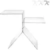 Image de Table basse design en plexiglas transparent bangles - transparent