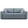 Image de Morfeo canapé avec assise amovible en tissu imperméable t02 180 cm bleu pastel