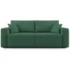 Image de Morfeo canapé avec assise amovible en tissu imperméable t02 180 cm vert