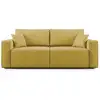 Image de Morfeo canapé avec assise amovible en tissu imperméable t02 215 cm jaune