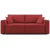 Image de Morfeo canapé avec assise amovible en tissu imperméable t02 215 cm rouge