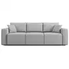 Image de Morfeo canapé avec 3 assises amovibles en tissu doux imperméable t02 245 cm gris clair