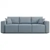 Image de Morfeo canapé avec 3 assises amovibles en tissu doux imperméable t02 245 cm bleu pastel