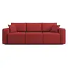 Image de Morfeo canapé avec 3 assises amovibles en tissu doux imperméable t02 245 cm rouge