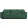 Image de Morfeo canapé avec 3 assises amovibles en tissu doux imperméable t02 245 cm vert
