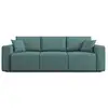 Image de Morfeo canapé avec 3 assises amovibles en tissu doux imperméable t02 245 cm bleu canard