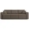Image de Morfeo canapé avec 3 assises amovibles en tissu doux imperméable t02 245 cm brun