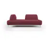 Image de Newton canapé modulable avec dossier amovibles t07 167 cm rouge