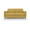 Image de Scarlet canapé lit convertible en tissu coton mixte imperméable t19 175 cm (mat.120x197) jaune