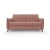 Image de Scarlet canapé lit convertible en tissu coton mixte imperméable t19 175 cm (mat.120x197) saumon