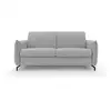 Image de Scarlet canapé lit convertible en tissu coton mixte imperméable t19 195 cm (mat.140x197) gris